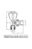Eca 1/2" Rv3 Pex. Köşe Rad. Vanası 602120721 - 2