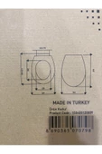 Eca Serel Anemon Slim Yavaş Kapanan Klozet Kapağı 150400120009 - 2