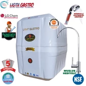 LİGHT GASTRO BEYAZ MONTAJ DAHİL 8 LİTRE 7 FİLTRE 14 AŞAMA SU ARITMA CİHAZI - 1