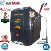 LİGHT GASTRO SİYAH MONTAJ DAHİL 8 LİTRE 7 FİLTRE 14 AŞAMA SU ARITMA CİHAZI thumbnail 1
