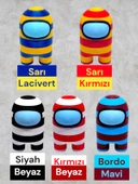 AmongUs Taraftar, Mıknatıslı, Çizgili Yeni Tasarım Among Us 6 cm - 1