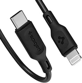 Spigen Essential Apple USB-C to Lightning PD (Power Delivery Destekli) Hızlı Şarj ve Data Kablo MFI Lisanslı (1 Metre) C10CL Black - 000CA27021 - 1