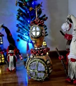 Himarry el yapımı güneş enerjili kabak aplik ev -bahçe dekuru - 1