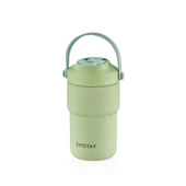 Shotay Askılı Mug Çelik Bardak 450Ml Pastel Yeşil - 1