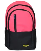 Yuga Dört Gözlü Sırt Çantası Neon Pembe thumbnail 1