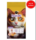 Petiva Kısırlaştırılmış Balıklı Yetişkin Kedi Maması 1 Kg AÇIK - 1
