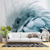 Mavi Papağan Temalı Duvar Kağıdı thumbnail 1