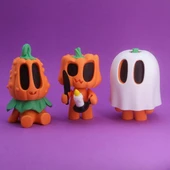 Sevimli Bebek Balkabağı Figürü 1 Adet Aksesuar Dahil thumbnail 3