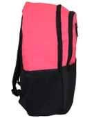 Yuga Dört Gözlü Sırt Çantası Neon Pembe thumbnail 2