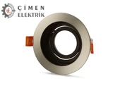 NOAS YL60 1662 Amazon Saten Siyah Yuvarlak Spot Kasası - 1