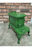 flamestove  FLAME STOVE FS-059Y NOSTALJİ YEŞİL RENKLİ KOMPLE PİK DÖKÜM - 4