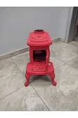 flamestove  FLAME STOVE FS-059K NOSTALJİ KIRMIZI RENKLİ KOMPLE PİK DÖKÜM - 3