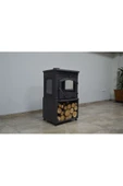 flamestove  FLAME STOVE FS-014ST SİRİUS ULTRA 3 CAMLI ODUNLUKLU ŞÖMİNE - 1