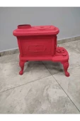 flamestove  FLAME STOVE FS-059K NOSTALJİ KIRMIZI RENKLİ KOMPLE PİK DÖKÜM - 8