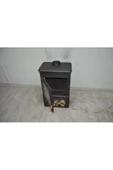 flamestove  MODENA LÜX STYLE 3 CAMLI ODUN HAZNELİ ŞÖMİNE - 4
