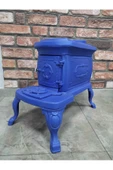 flamestove  FLAME STOVE FS-059M NOSTALJİ SOBA MAVİ  RENKLİ KOMPLE PİK DÖKÜM - 2