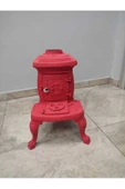 flamestove  FLAME STOVE FS-059K NOSTALJİ KIRMIZI RENKLİ KOMPLE PİK DÖKÜM - 7