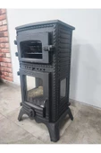 flamestove  Lüx 3 Camlı Kuzineli Döküm Soba - 8