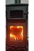 flamestove  Lüx 3 Camlı Kuzineli Döküm Soba - 1