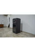flamestove  Lodi Gurme Tek Camlı Kuzineli (füme) Döküm Soba - 5