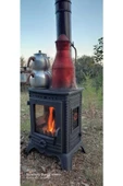 flamestove  Minör Lüx 3 Camlı Şömine Döküm Soba - 2