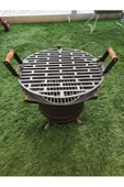 flamestove  Kademeli Yuvarlak Döküm Mangal Fs402 - 1