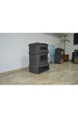 flamestove  Altara Premium FS-033 Ykst Tek Camlı Kuzineli Odunluklu Yan Kapaklı Döküm Soba - 4