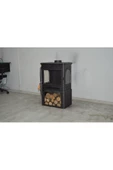 flamestove  MODENA LÜX STYLE 3 CAMLI ODUN HAZNELİ ŞÖMİNE - 3