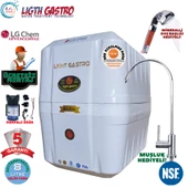 LİGHT GASTRO  BEYAZ POMPALI  MONTAJ DAHİL 8 LİTRE 5 FİLTRE 10 AŞAMA SU ARITMA CİHAZI thumbnail 1