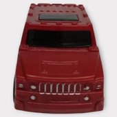 Çek Bırak Arabalar 10 Cm - Kırmızı Jeep thumbnail 4