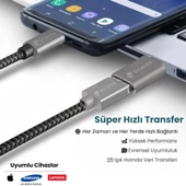 CCA01 Type-C To USB 3.1 Dönüştürücü Metal Adaptör Mini OTG (Priente Türkiye Garantili) - 3