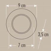 Cata 8W Başak LED Armatür Siyah Kasa 3 Renk CAT CT-5261 - 3