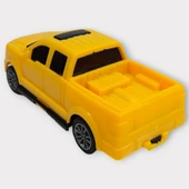 Çek Bırak Arabalar 10 Cm - Sarı Pick-Up thumbnail 3