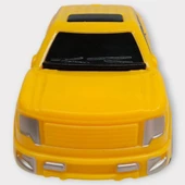 Çek Bırak Arabalar 10 Cm - Sarı Pick-Up thumbnail 4