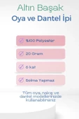 3 Adet Altınbaşak Oya ve Dantel İpi 20 gr -    - No: 410 - 112 - 707 - 2