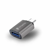 CCA01 Type-C To USB 3.1 Dönüştürücü Metal Adaptör Mini OTG (Priente Türkiye Garantili) - 1