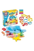 03574 ART CRAFT OCEAN ANIMALS 8 PARÇA OYUN HAMURU - 1