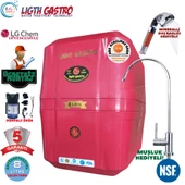 LİGHT GASTRO KIRMIZI POMPALI MONTAJ DAHİL 8 LİTRE 5 FİLTRE 10 AŞAMA SU ARITMA CİHAZI thumbnail 1