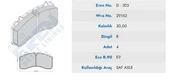 SAF DINGIL E.M DISK BALATA 29162 - 1