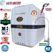 LİGHT GASTRO BEYAZ SİYAH POMPALI MONTAJ DAHİL 8 LİTRE 5 FİLTRE 10 AŞAMA SU ARITMA CİHAZI thumbnail 1