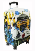 (My#121 Ayasofya / Hagia Sophia KEDİ) VALİZ İÇİN KILIF - 5