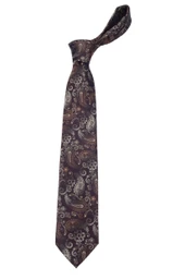 Erkek Şal Desen Kravat - 5