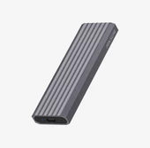 HIKSEMI HS-HUB-MDC1, USB3.2 TO TYPE-C, M.2 NVMe SSD Destekler, RTL9210, 10Gbps, Gümüs, Windows, Mac-OS, Linux, Android, Alüminyum Disk Kutusu - 2