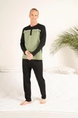 Estiva 23407 Erkek Kışlık Yuvarlak Yaka Penye Pijama Takımı - 11