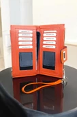 Lederax Telefon Bölmeli Kilitli Suni Deri Kadın Kartlık Cüzdan  LD254 thumbnail 1