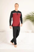 Estiva 23407 Erkek Kışlık Yuvarlak Yaka Penye Pijama Takımı - 4