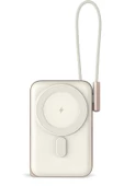 URR Dahili Type-C Kablolu Dijital Göstergeli 10.000 mAh Kablosuz Şarj Magsafe Powerbank - 10