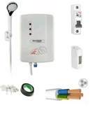 AWOX TERMOPLUS ELEKTRİKLİ ŞOFBEN KABLO SECENEKLI TAM TAKIM SET - 1