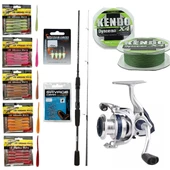 YekOutdoor Silikonlu LRF Seti Okuma Wave Power 213 cm 0-8 gr Lrf Kamışı&Okuma ARIA-1000a Olta Makinesi - 1
