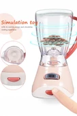 Işıklı Sesli Fonksiyonlu Oyuncak Blender, Eğlenceli- Eğitici Oyuncak Küçük Ev Aletleri - 5